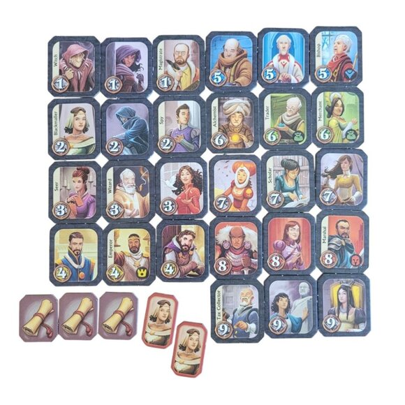 Citadels Game Cards Replacement Pieces Bishop Spy Characters Players Tiles - Picture 1 of 5